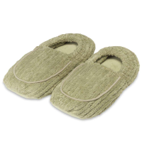 Spa Therapy - Warmies Heatable Slippers - Green